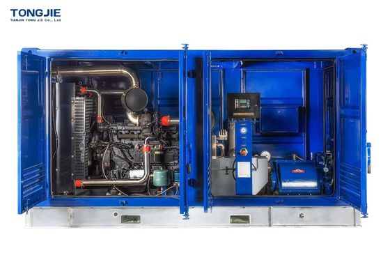 132kw غسالة ضغط الديزل 1000bar آلة نفخ المياه الصناعية