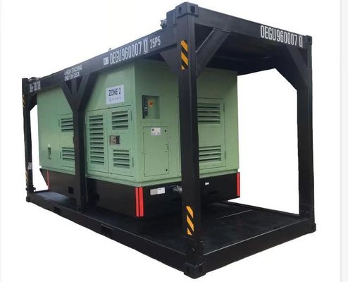 10000psi ATEX ZONE 2 وحدة مضخة ضغط عالية مضخة ماء مضادة للانفجار في الخارج