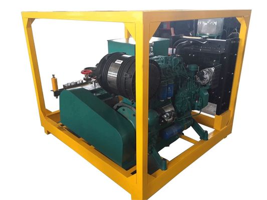 22kw 100MPa بمحركات الغلاية اختبار ضغط مضخة اختبار مضخة لرأس البئر