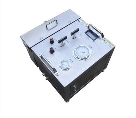 210MPa مضخة اختبار الضغط الهوائي اختبار الضغط الهوائي لخطوط أنابيب النفط