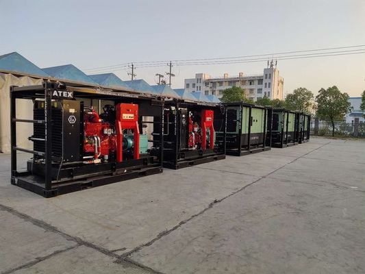 مضخة الماء النفاثة ATEX Zone 2 ذات الضغط العالي مع دليل انفجار إطار الرفع DNV