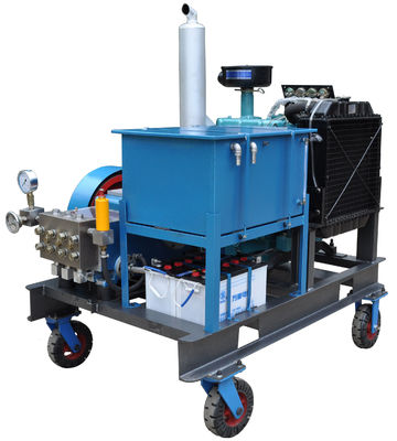 15kw ارتفاع ضغط مضخة اختبار هيدروليكي لخطوط أنابيب محرك الديزل