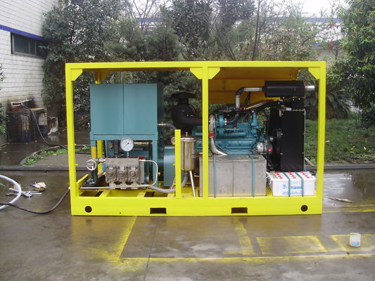 مضخة الصرف الصحي عالية الضغط جهاز تنظيف هيدرو 1400بار غسالة الضغط